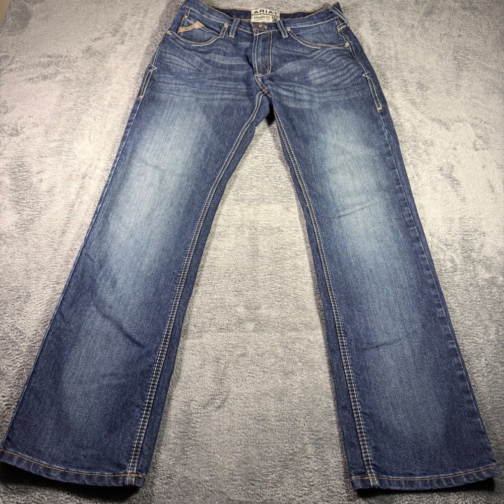 Ariat M5 Mens Straight Leg Western Jeans Medium Wash 29x32 Denim Pants